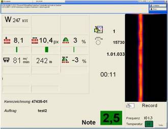 HKS ThermoProfilScanner Interface